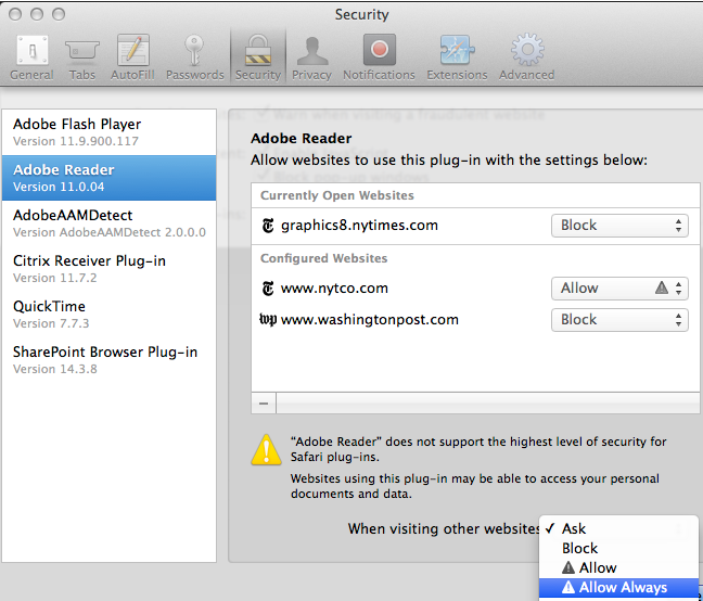 adobe flash player free download for mac os x 10.9